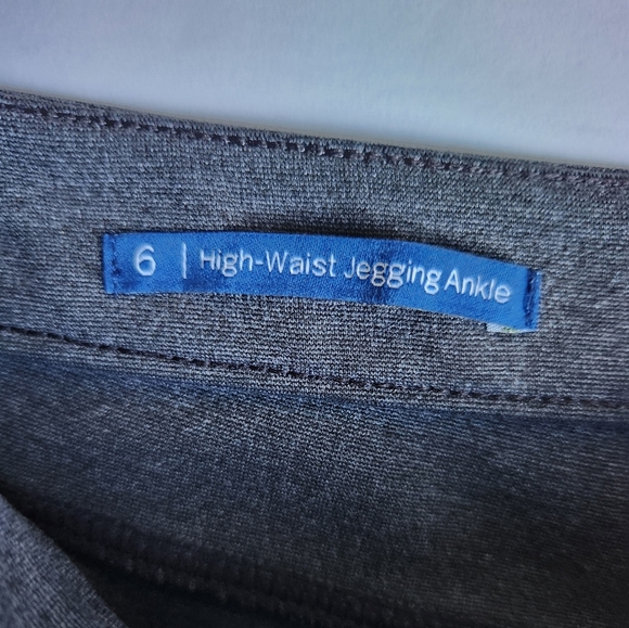 Talbots Stretch Knit Pants | Charcoal Gray | Women's Size 6 EUC - Picture 4 of 10